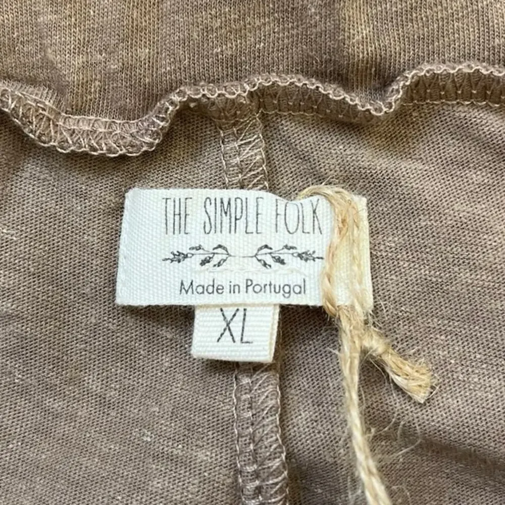 The Simple Folk Wildwood Summer Trouser Hemp Organic Cotton Wide Leg Pull On XL - Picture 8 of 11